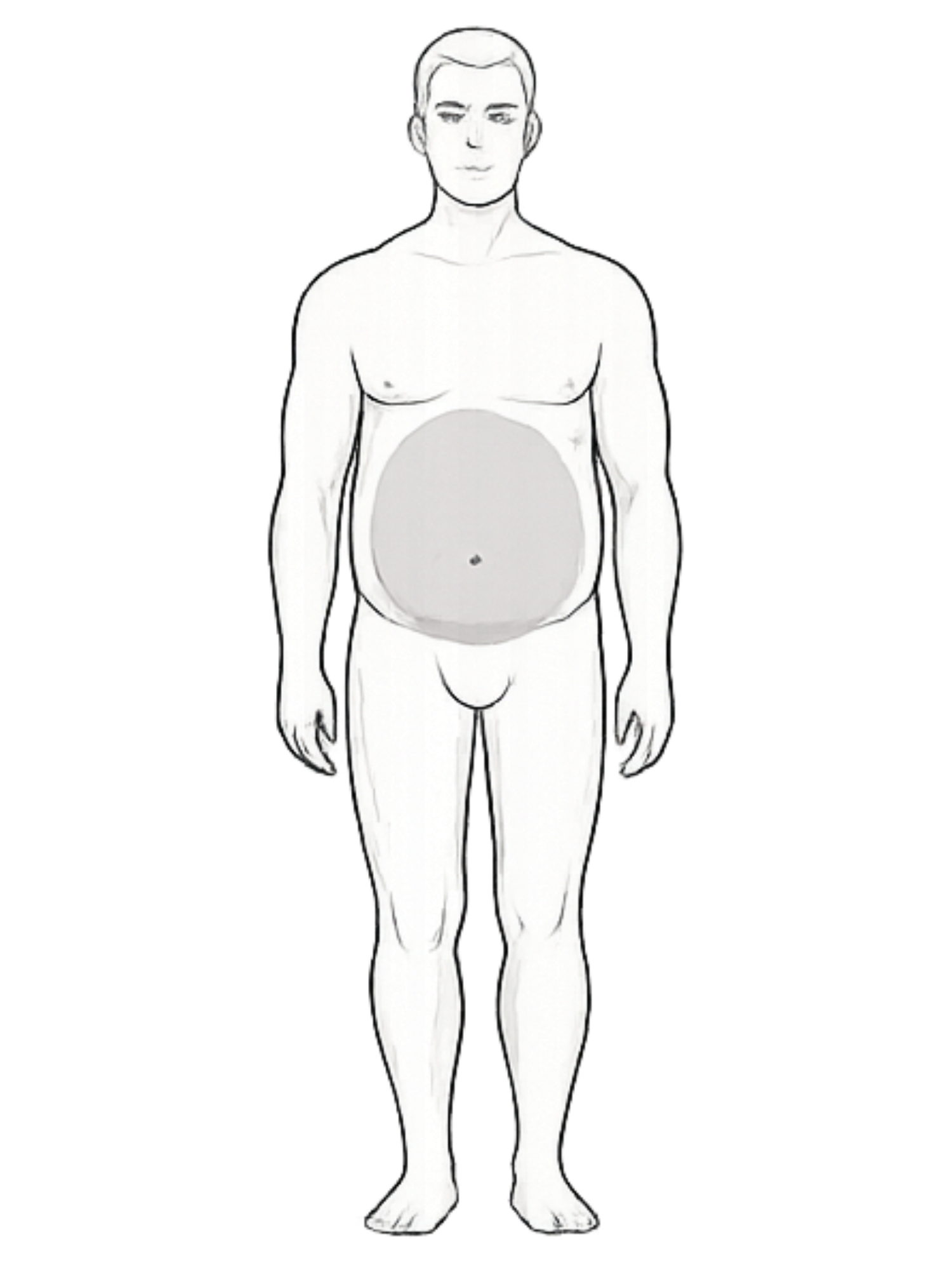 복부 중심형